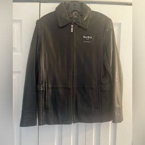 Ladies - Black Hard Rick Cafe - Detroit Leather Jacket